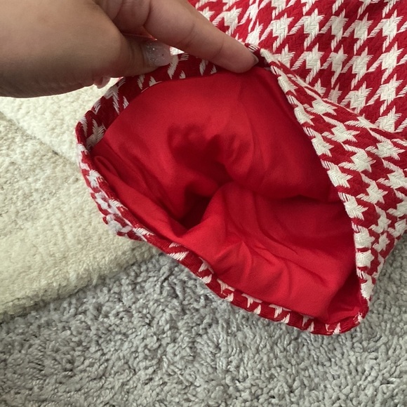 Lovers + friend red houndstooth pants - Picture 6 of 9
